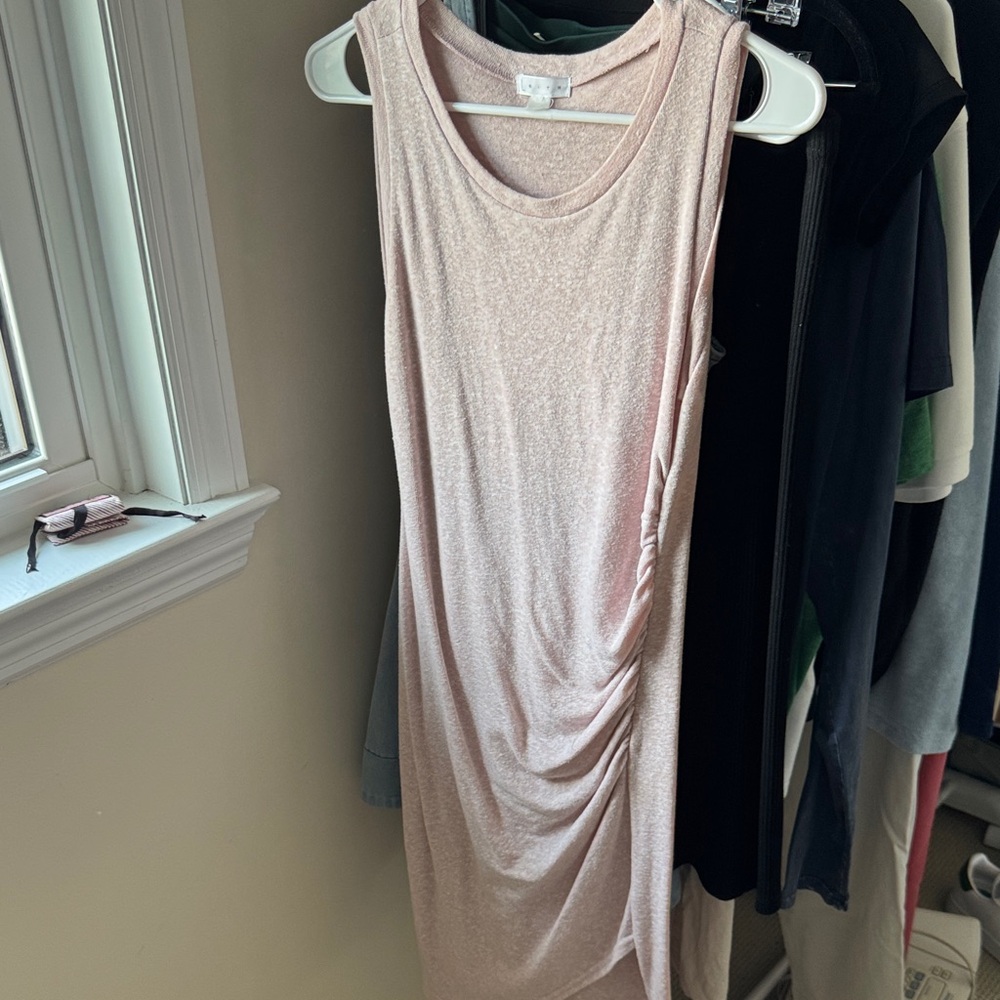 Leith Blush Sleeveless Midi Dress